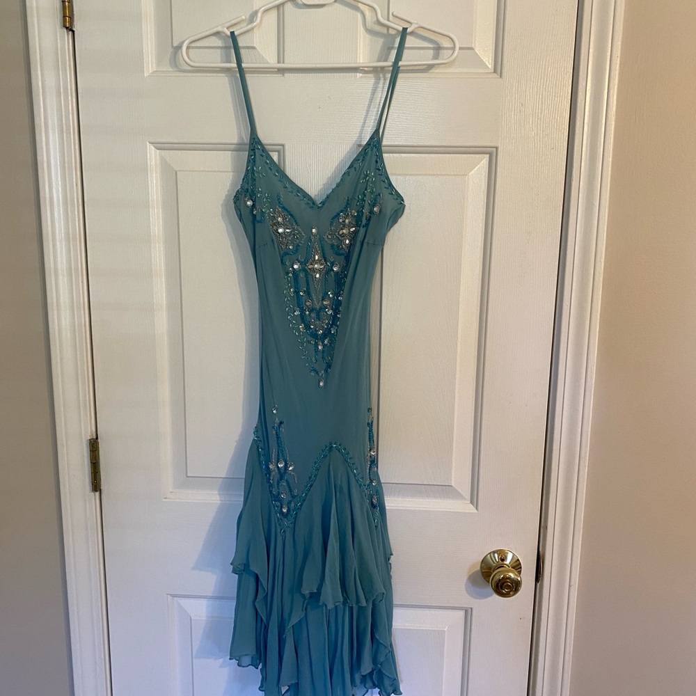 Vintage beaded formal dress